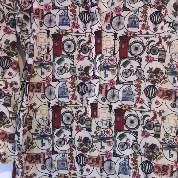 Sapphire pakistani printed kurta. With Pockets - Picture 2 of 3